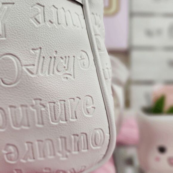 NWT {Juicy Couture} Logo Backpack {Deboss} Medallion White NWT main image 6